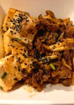 ピリ辛肉豆腐-レシピのメイン写真