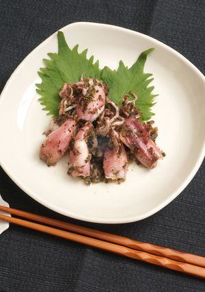 いかののり天ガーリック焼き-レシピのメイン写真