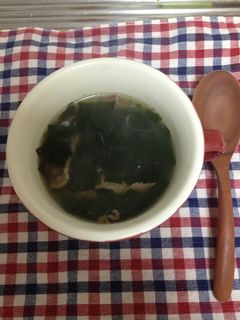 簡単!韓国風わかめスープ(미역국)-レシピのメイン写真