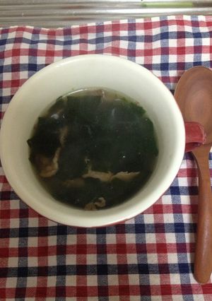 簡単！韓国風わかめスープ(미역국)-レシピのメイン写真