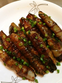 茄子の豚バラ巻き-レシピのメイン写真