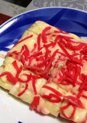 紅生姜とごまドレッシングのはんぺん焼き-レシピのメイン写真