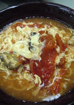 搔き玉トマト冷やしらーめん-レシピのメイン写真