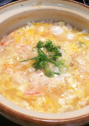 ＊朝食や夜食に♥カニ風味雑炊＊-レシピのメイン写真