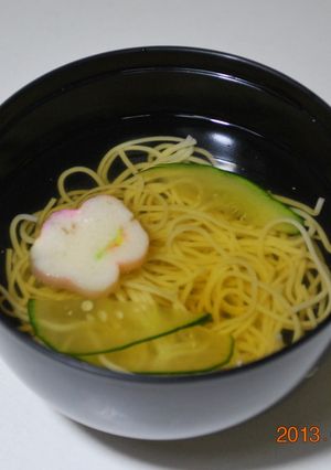 ソーメンのお吸い物-レシピのメイン写真