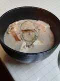riikﾝ宅の焦がし味噌豆乳冷や汁♪
