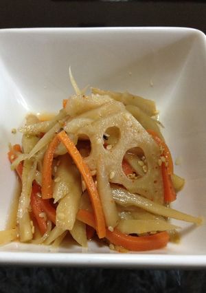 さっぱり！蓮根ごぼうの根菜サラダ☆-レシピのメイン写真