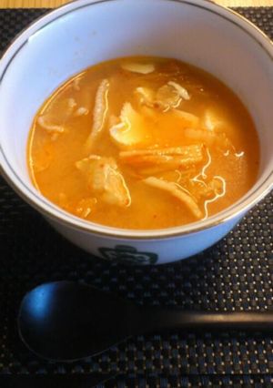 簡単!!キムチで作る韓国風スープ-レシピのメイン写真