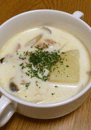 じゃがいものミルクスープ-レシピのメイン写真
