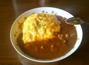 レトルトカレーで簡単手抜きオムカレー-レシピのメイン写真