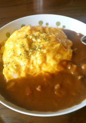 レトルトカレーで簡単手抜きオムカレー-レシピのメイン写真