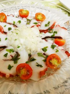 *簡単*タコのカルパッチョ*-レシピのメイン写真