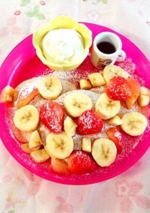 子供も　簡単 カフェカイラ パンケーキ-レシピのメイン写真