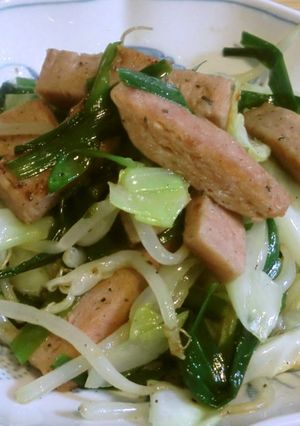 スパムで作る♪超簡単野菜炒め☆-レシピのメイン写真