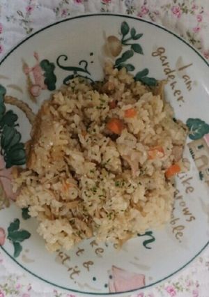 炊飯器で キノコの醤油バターピラフ-レシピのメイン写真