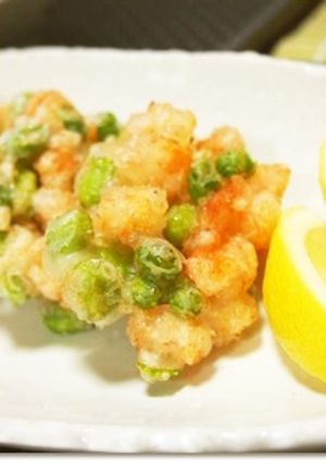 枝豆と海老の寄せ揚げ-レシピのメイン写真