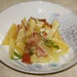 じゃが芋とベーコンに粉チーズかけ