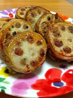 *シャキッと蓮根のはさみ焼き-レシピのメイン写真