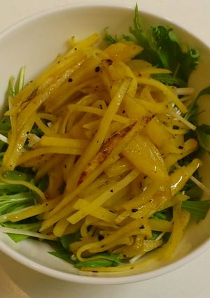 【じゃが】じゃがと水菜のサラダ-レシピのメイン写真