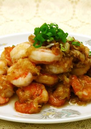 中華ドレッシングのエビ炒め-レシピのメイン写真