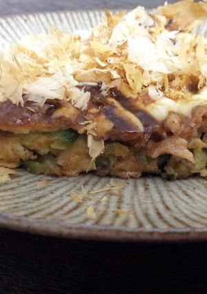 ゴーヤでお好み焼き-レシピのメイン写真