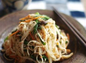 白石温麺(そうめん)ちゃんぷるー。-レシピのメイン写真