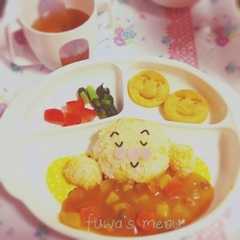 รูปของ 簡単キャラごはん★アンパンマンカレー