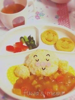 簡単キャラごはん★アンパンマンカレー-レシピのメイン写真