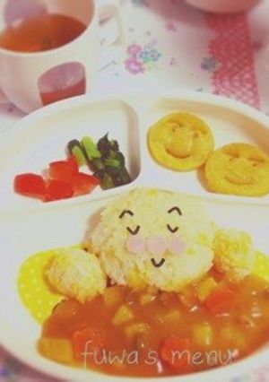 簡単キャラごはん★アンパンマンカレー-レシピのメイン写真