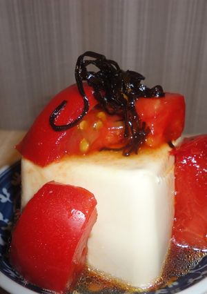塩昆布とトマトの冷奴-レシピのメイン写真