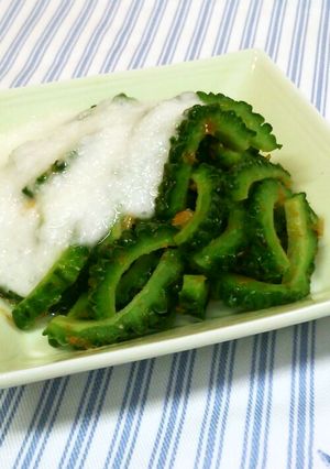 ゴーヤ☆とろろかけ-レシピのメイン写真