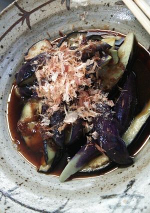 技あり♡鮮やかな紫♡茄子の揚げびたし♡-レシピのメイン写真