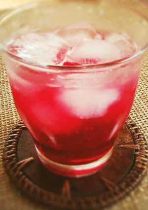 りんご酢甜菜糖使用☆優しいしそジュース-レシピのメイン写真