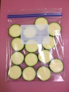 生のままで☆ズッキーニの冷凍保存方法-レシピのメイン写真