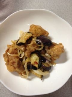 鶏肉となすの南蛮漬け-レシピのメイン写真