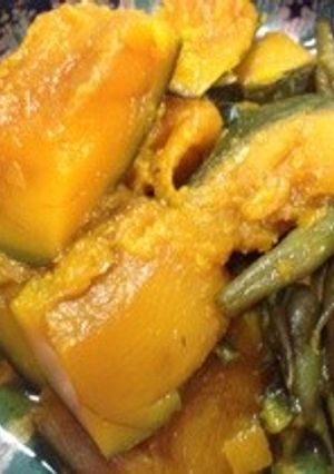 カボチャとインゲンの煮物-レシピのメイン写真