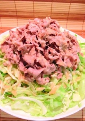 簡単♪ラム肉の冷しゃぶサラダ-レシピのメイン写真