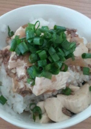 ご飯がすすむ！甘辛肉豆腐丼★☆★-レシピのメイン写真