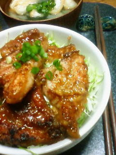 とっても簡単♪こってり甘辛みそ豚丼-レシピのメイン写真