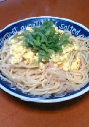 お花畑のたらこパスタ-レシピのメイン写真