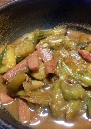 へちまナーベラーンブシー/なすの味噌煮-レシピのメイン写真