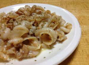 うますぎ！帆立のひも ガリバタ醤油-レシピのメイン写真