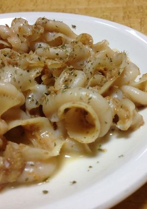 うますぎ！帆立のひも ガリバタ醤油-レシピのメイン写真