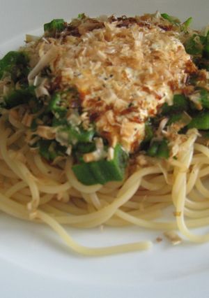 たらこサワークリームとオクラの冷製パスタ-レシピのメイン写真
