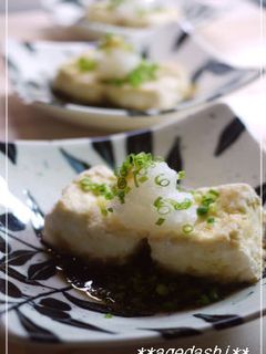 揚げ出し豆腐・・・なつかしい母の味♪-レシピのメイン写真