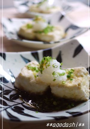 揚げ出し豆腐・・・なつかしい母の味♪-レシピのメイン写真