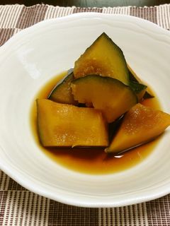 めんつゆ簡単 かぼちゃ煮物-レシピのメイン写真
