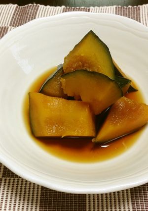 めんつゆ簡単 かぼちゃ煮物-レシピのメイン写真