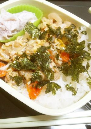 油を使わずヘルシー！野菜たっぷり親子丼☆-レシピのメイン写真