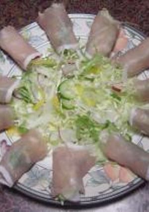 生ハムのサラダ巻き-レシピのメイン写真